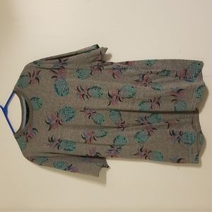 Huntington BC Men's Blue Pineapple Shirt 3X